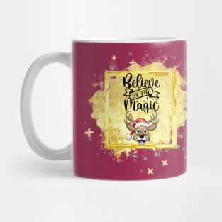 reindeer Christmas Santa Claus gifts Mug